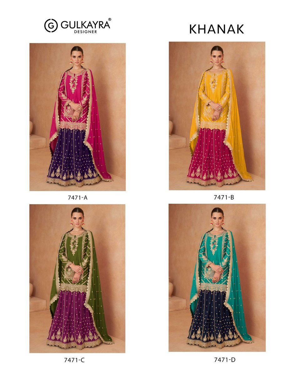 GULKAYRA DESIGNER KHANAK 7471A-7471D 5
