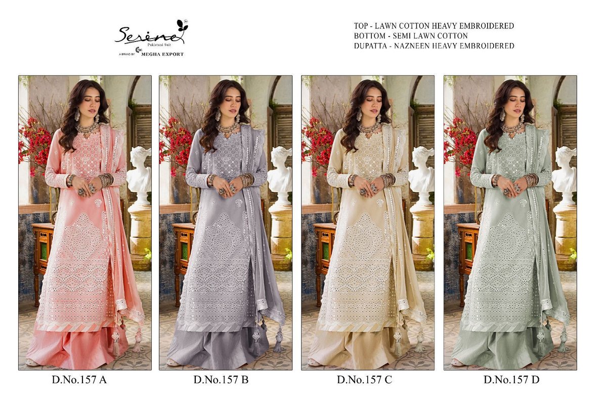 Serine Pakistani Suit S-157 Colors 9