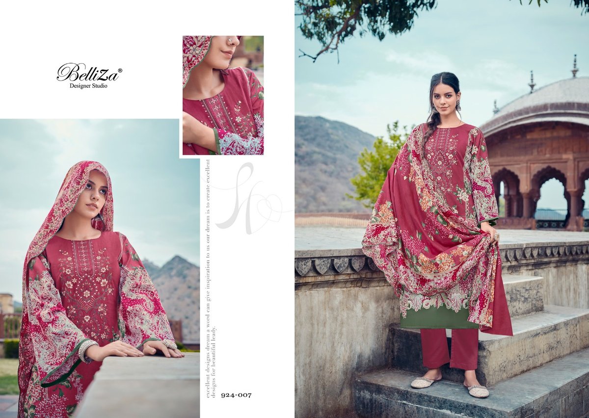 BELLIZA DESIGNER GUZARISH VOL-11 924-001 TO 924-008 7