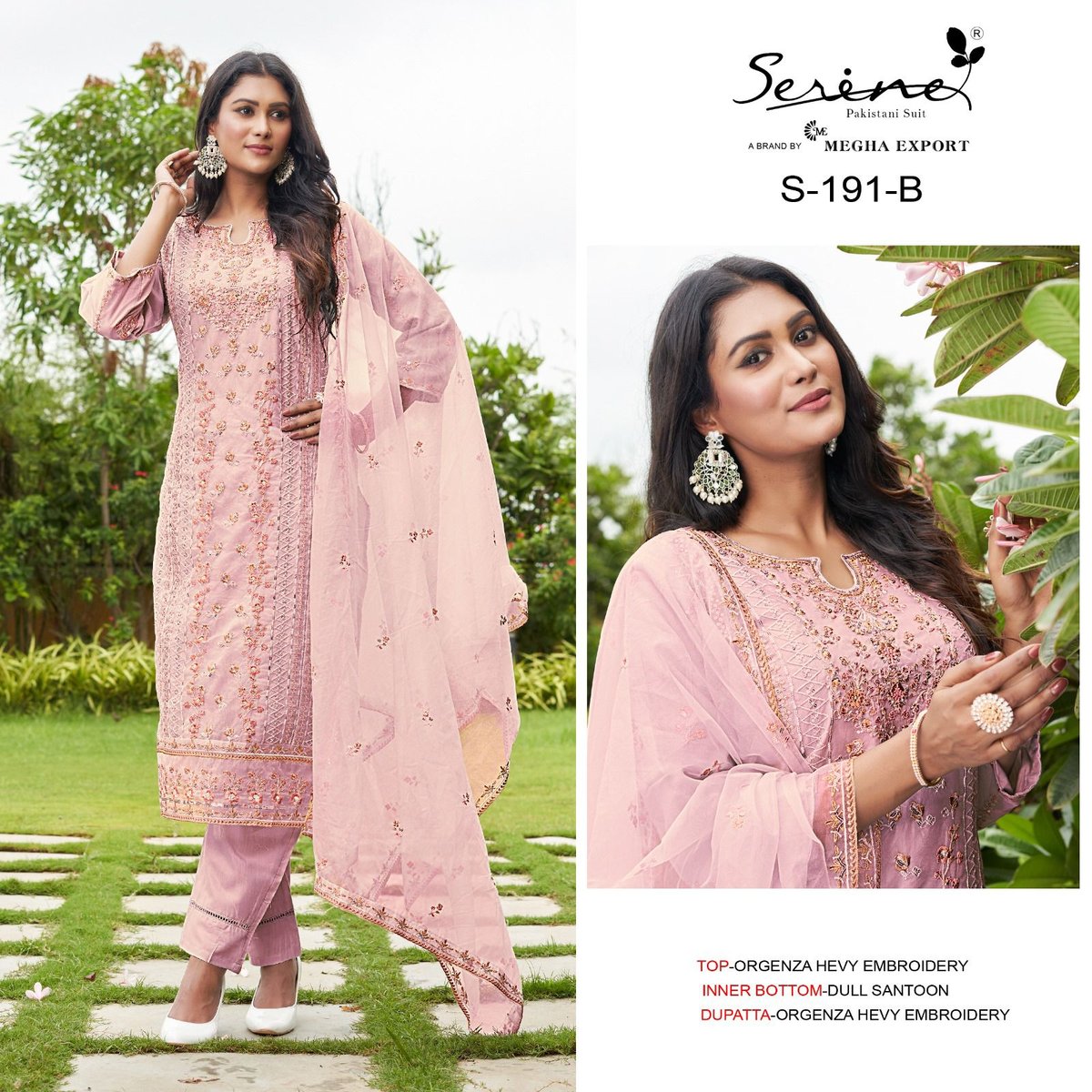 Serine Pakistani Suit S-191 Colors 3