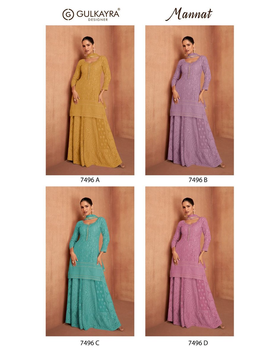 GULKAYRA DESIGNER MANNAT 7496A-7496D 5