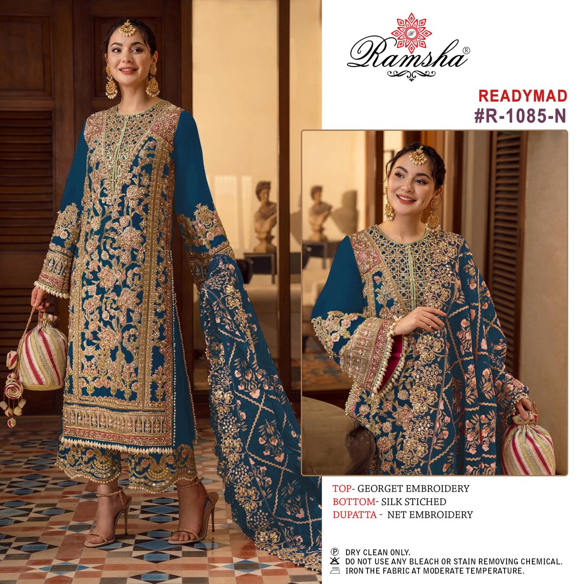 RAMSHA SUIT READYMADE R-1085-K TO R-1085-N 4