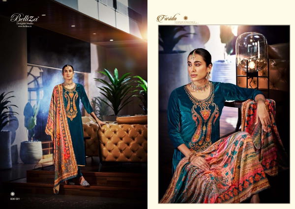 Belliza Designer Farida 838-001 to 838-006 Series