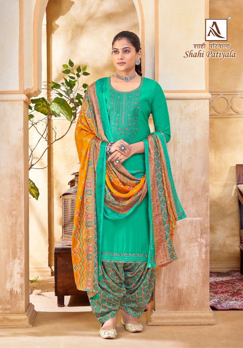 ALOK SUIT SHAHI PATIYALA H-1559-001 TO H-1559-010 5