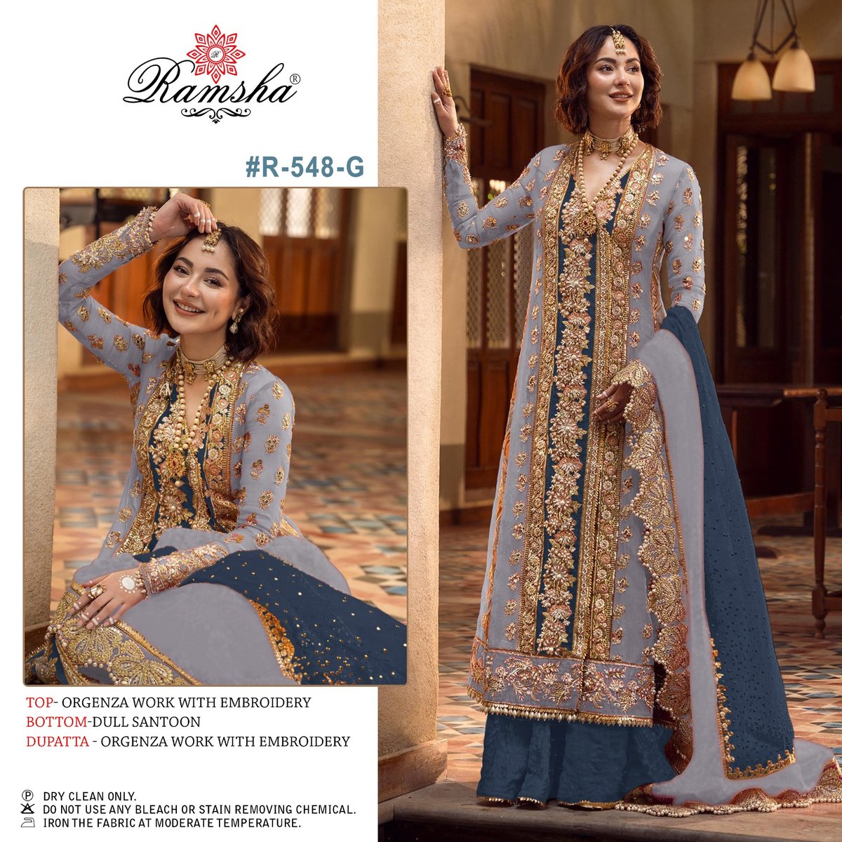 Ramsha Suit R-548 New Nx Colors 3
