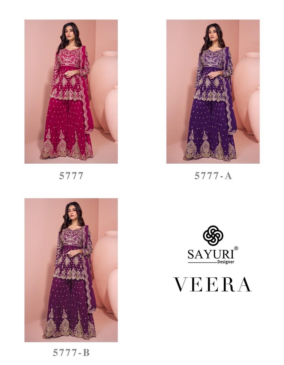 SAYURI DESIGNER VEERA 5777 COLOUR'S 4