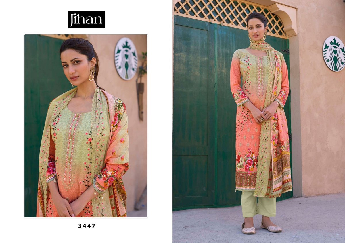 JIHAN BIN SAEED LAWN COLLECTION VOL-9 3447 TO 3448 1