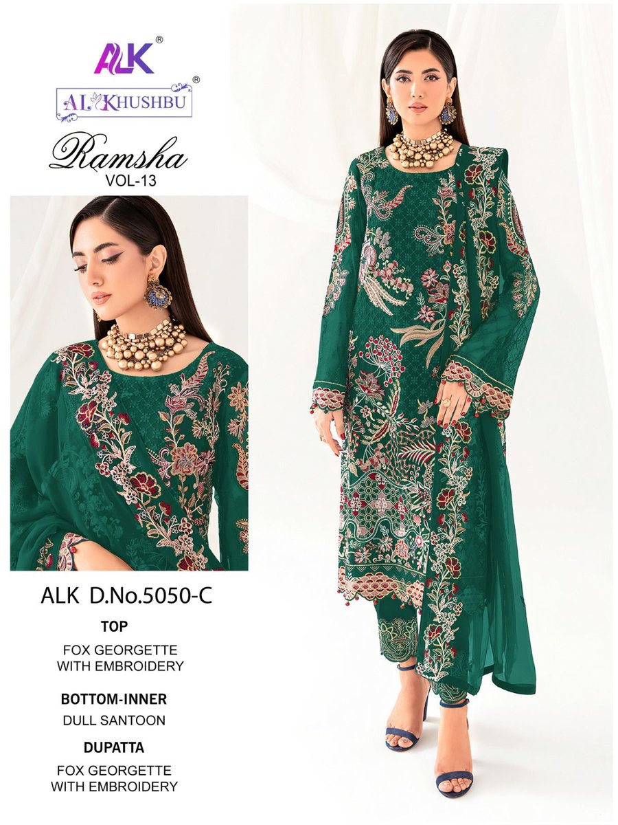 Zaha Ramsha Vol-13 4050 New Colors 5