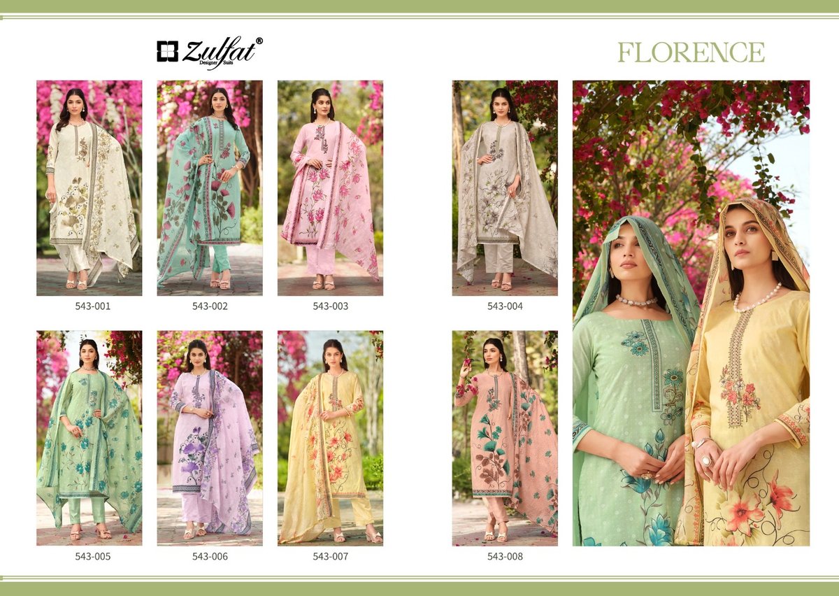 ZULFAT DESIGNER FLORENCE 543-001 TO 543-008 9