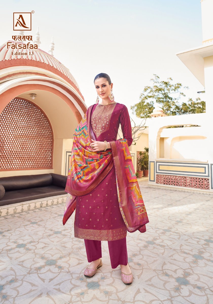 ALOK SUIT FALSAFAA-13 H-1492-001 TO H-1492-006 2