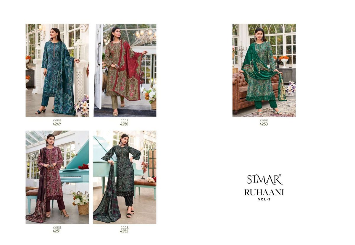Glossy Simar Ruhaani Vol-3 4249-4253 Series 6