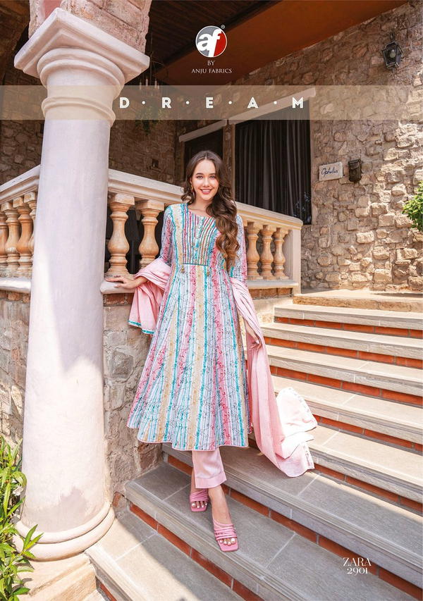 ANJU FABRIC ZARA VOL-03 2901 TO 2903