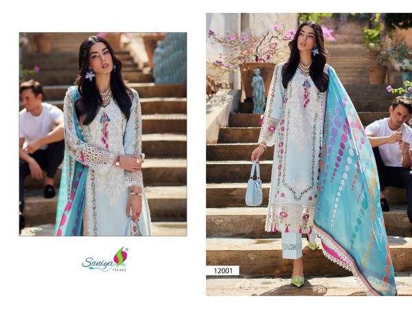 SANIYA TRENDZ MUSHQ VOL-12 12001 TO 12002