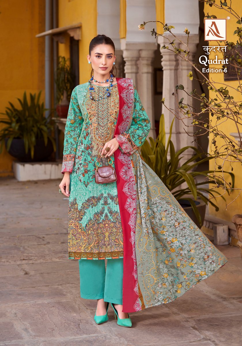ALOK SUIT QUDRAT - 6 H-1571-001 TO H-1571-008 7