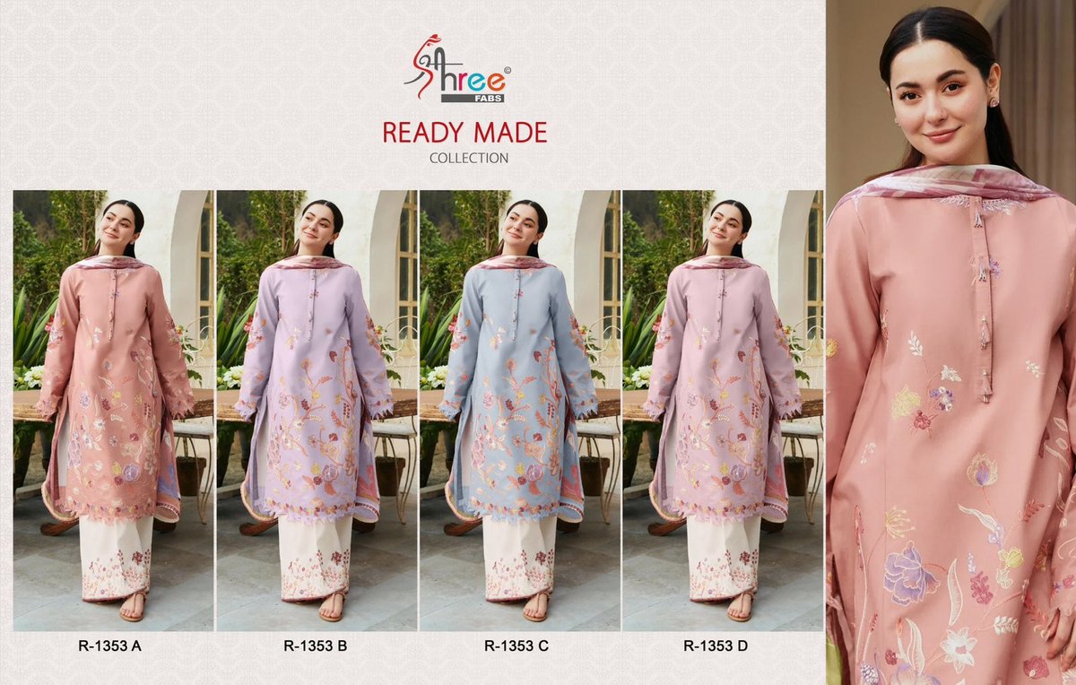 SHREE FAB READY MADE COTTON COLLECTION R-1353-A TO R-1353-D 5