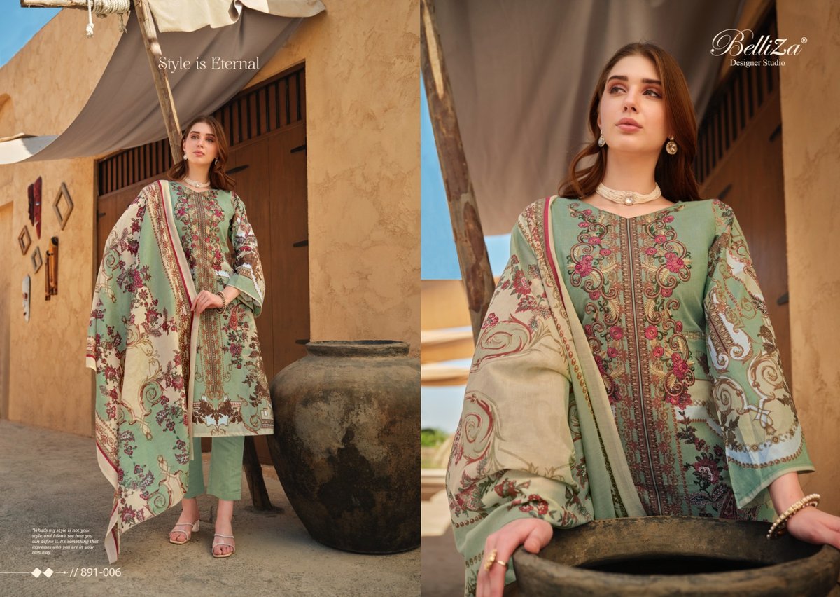 BELLIZA DESIGNER NAIRA VOL-39 891-001 TO 891-008 6