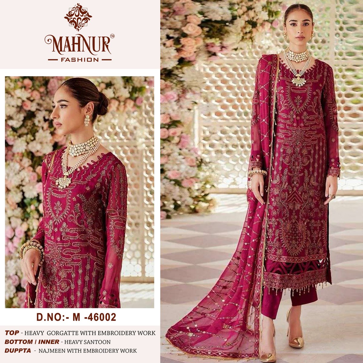 MAHNUR FASHION MAHNUR VOL-46 46001 TO 46003 2