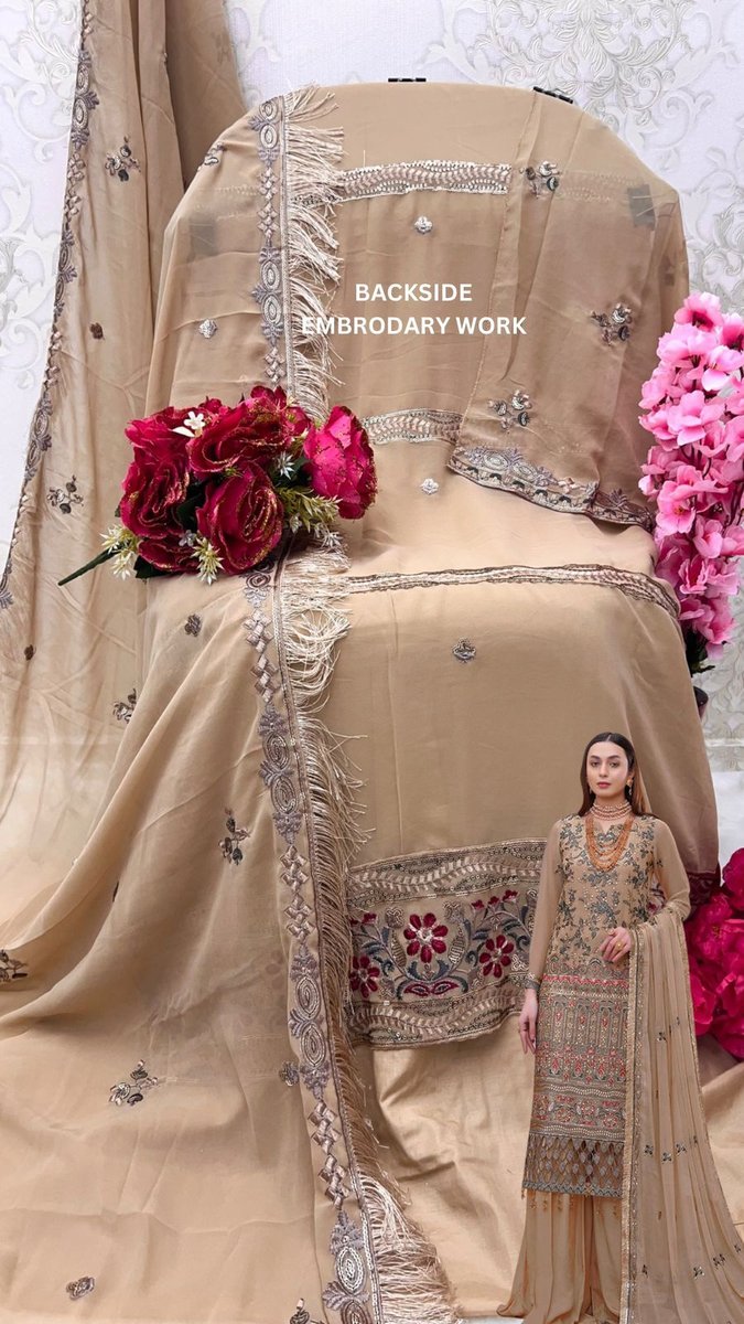 Shanaya Fashion Rose Hand Craft S-153 Design 4