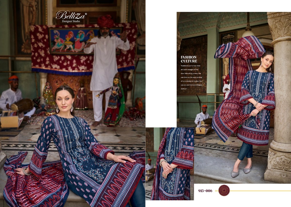 BELLIZA DESIGNER BIN SAEED VOL-4 915-001 TO 915-008 6