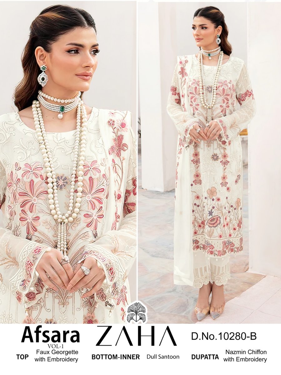 ZAHA AFSARA VOL-1 10280-A TO 10280-C 2