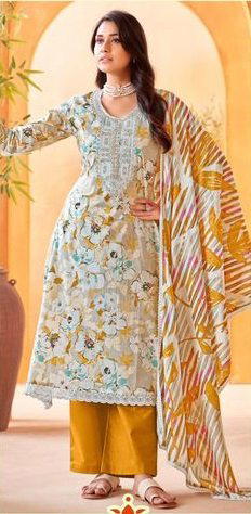 ALOK SUIT FULKARI H-1523-001 TO H-1523-008