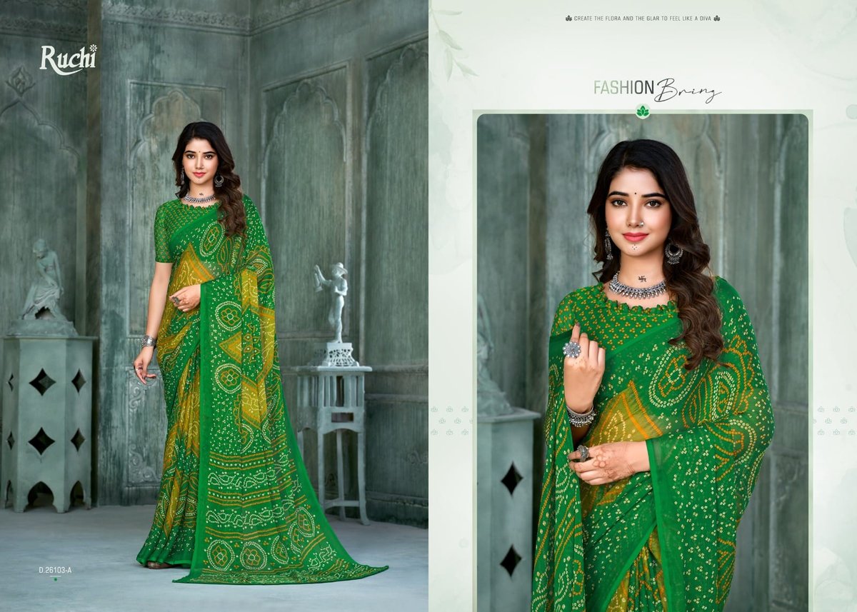RUCHI STAR CHIFFON 131 EDITION 26101-A TO 26103-D 9
