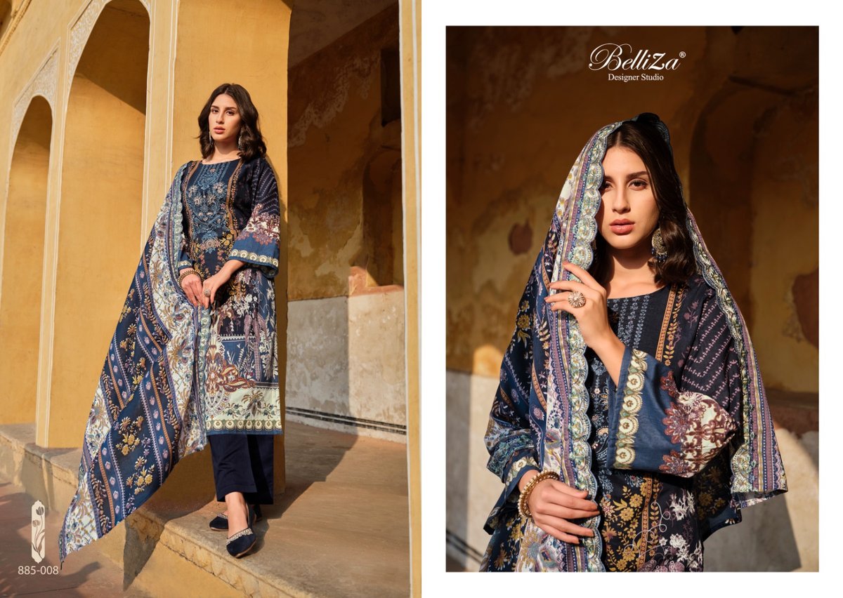 BELLIZA DESIGNER GUZARISH VOL-4 885-001 TO 885-008 8