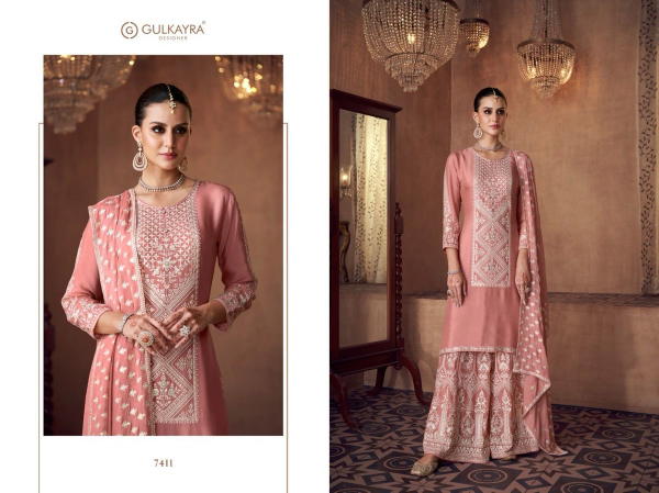 GULKAYRA DESIGNER VEEDA SERIES 7411 TO 7414