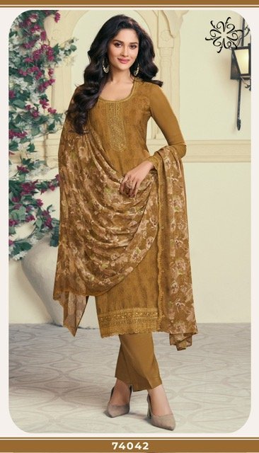 VINAY FASHION KULEESH SILKINA - ROYAL CREPE 47 74041-74048 2