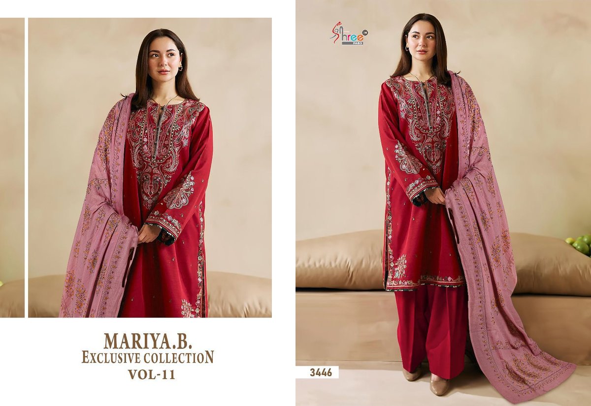 SHREE FABS MARIA B EXCLUSIVE COLLECTION VOL-11 3439 TO 3446 8
