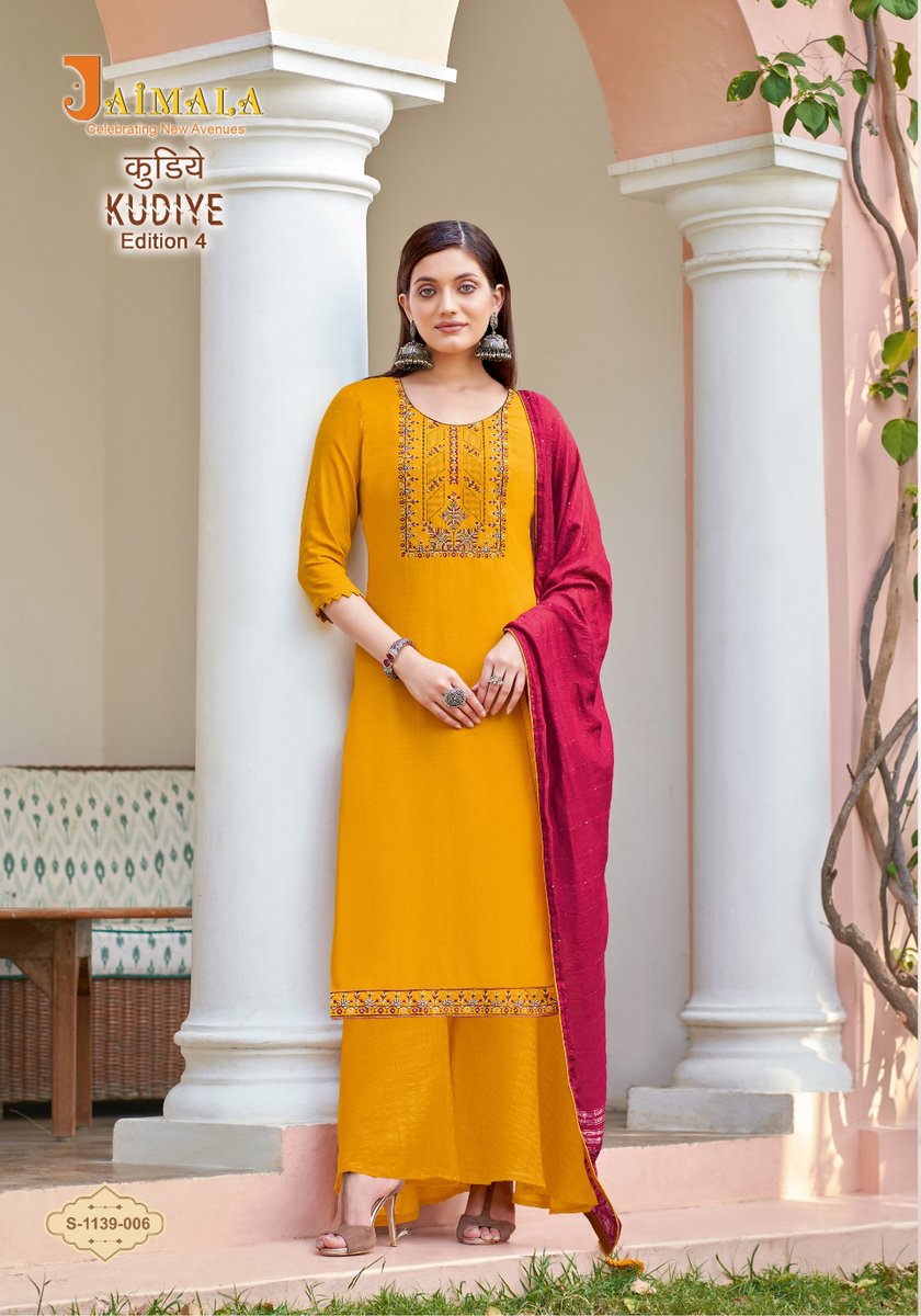 ALOK SUIT JAIMALA S-1139-001 TO S-1139-006 6
