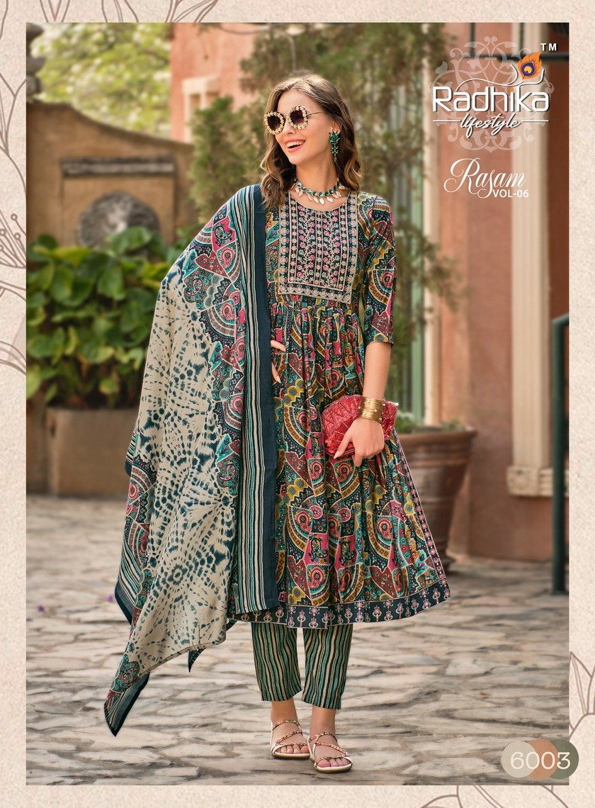 RADHIKA LIFESTYLE RASAM VOL-6 6001 TO 6007 3
