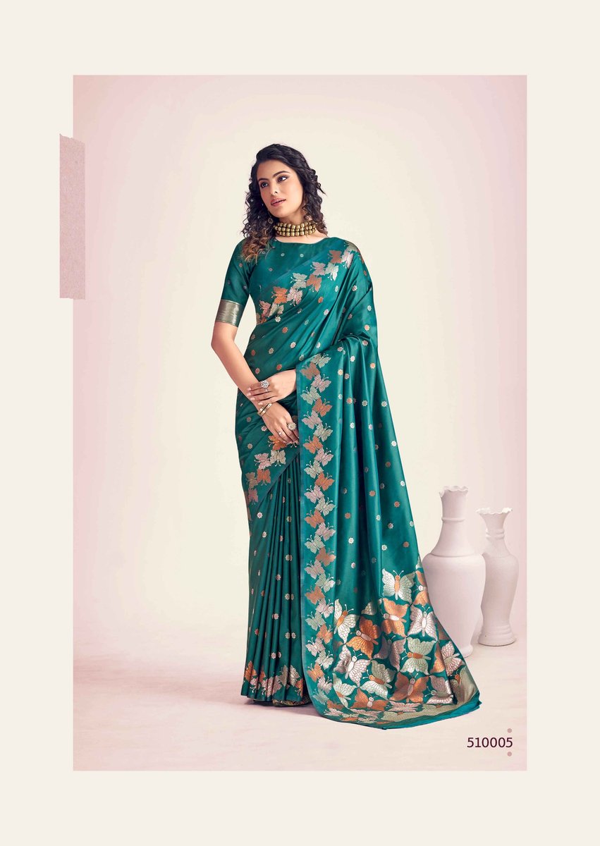 RAJPATH FABRICS RAJYOG BUTTERFLY SILK 510001 TO 510006 5