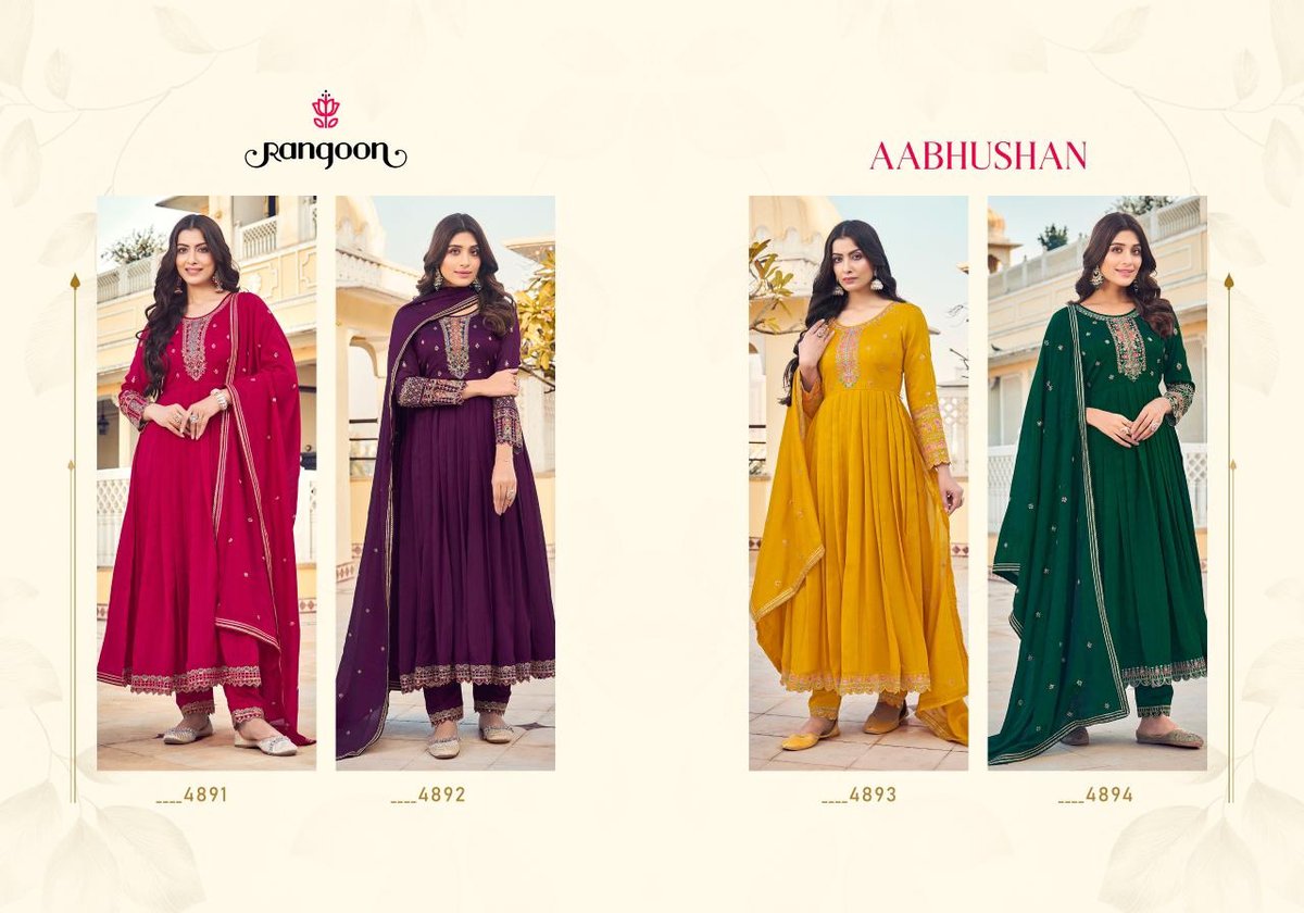 RANGOON AABHUSHAN 4891 TO 4894 5