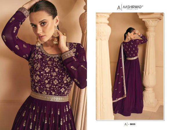 Aashirwad Creation Almora 9655-9658 Series