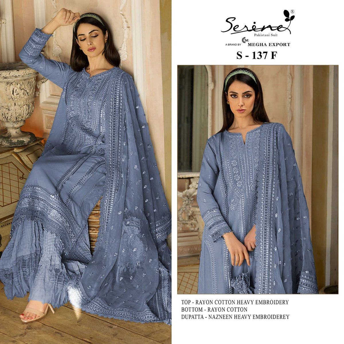 Serine Pakistani Suit S-137 New Colors 3