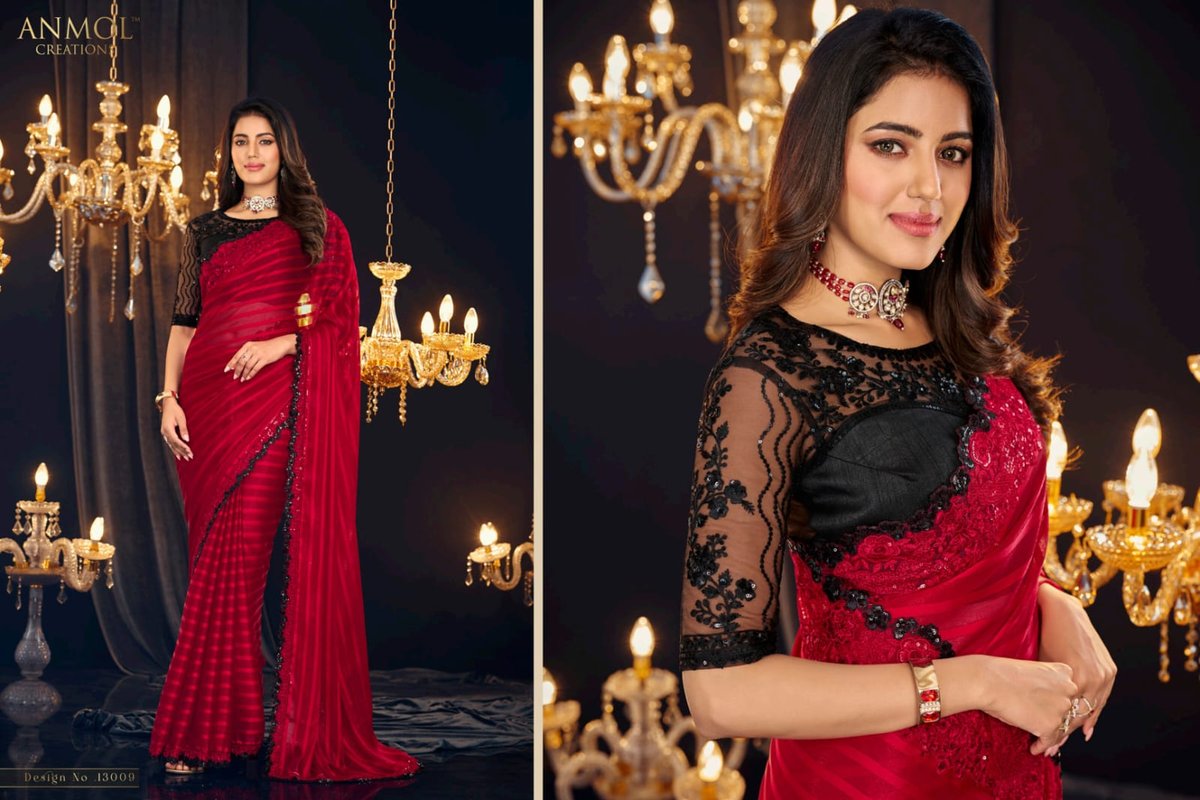 ANMOL CREATIONS ELEGANCE VOL-18 13001 TO 13014 9