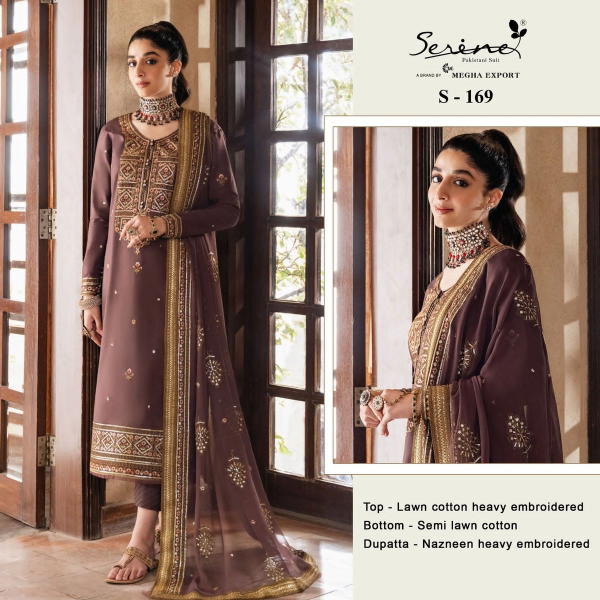 Serine Pakistani Suit S-169 Design