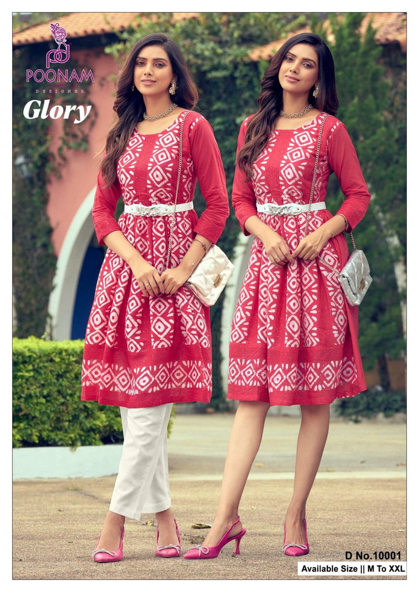 POONAM DESIGNER GLORY 10001 TO 10008 1