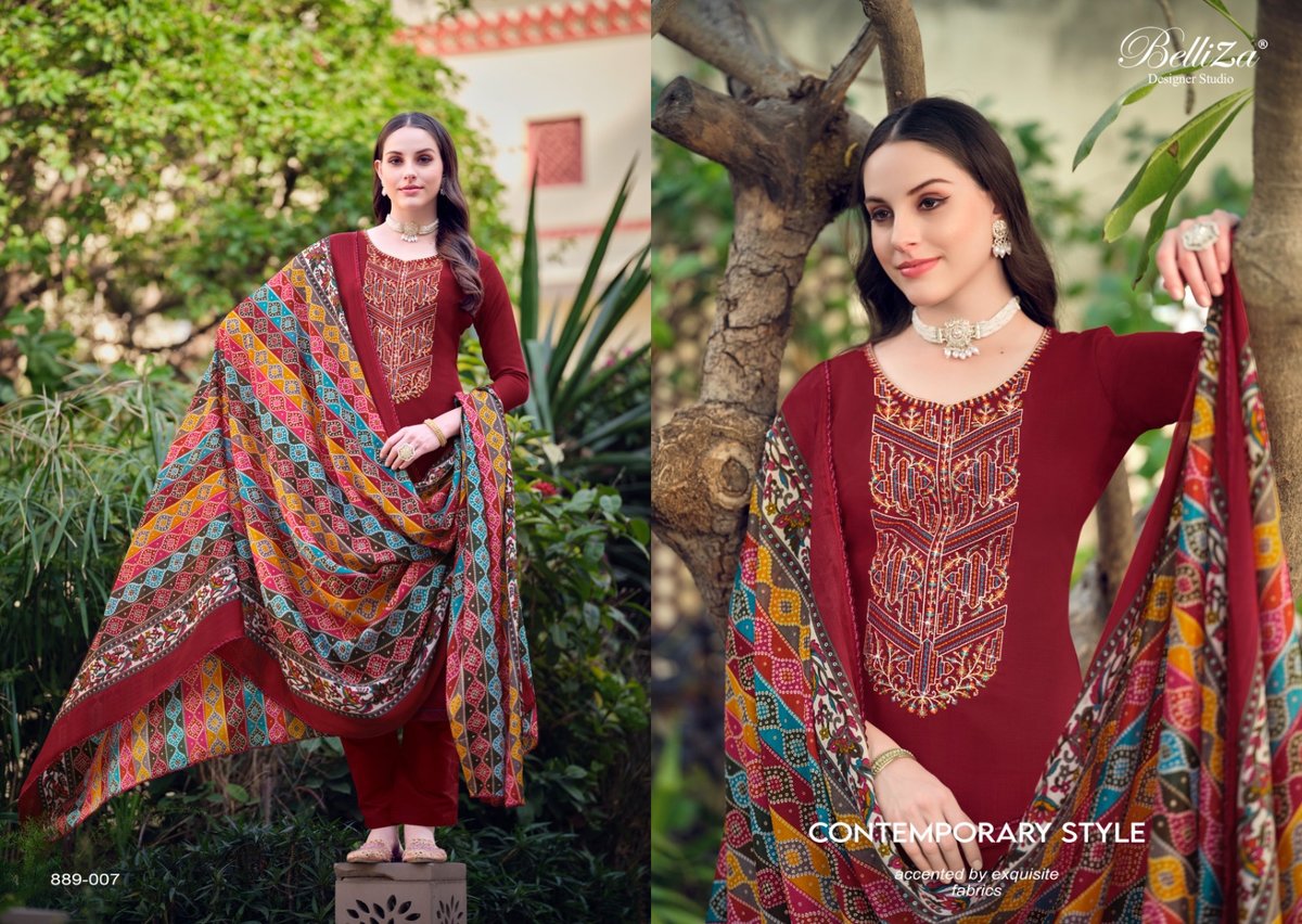 BELLIZA DESIGNER LOVINA VOL-3 889-001 TO 889-008 7