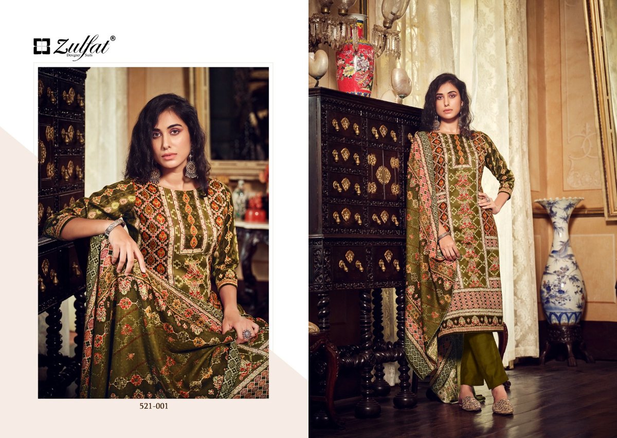 Zulfat Designer Rehnuma 521-001 to 521-008 Series 1