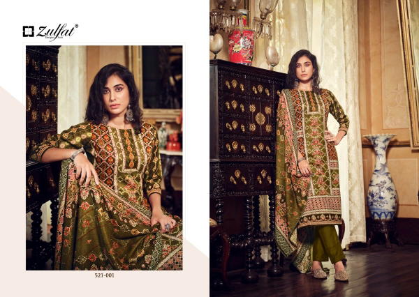 Zulfat Designer Rehnuma 521-001 to 521-008 Series