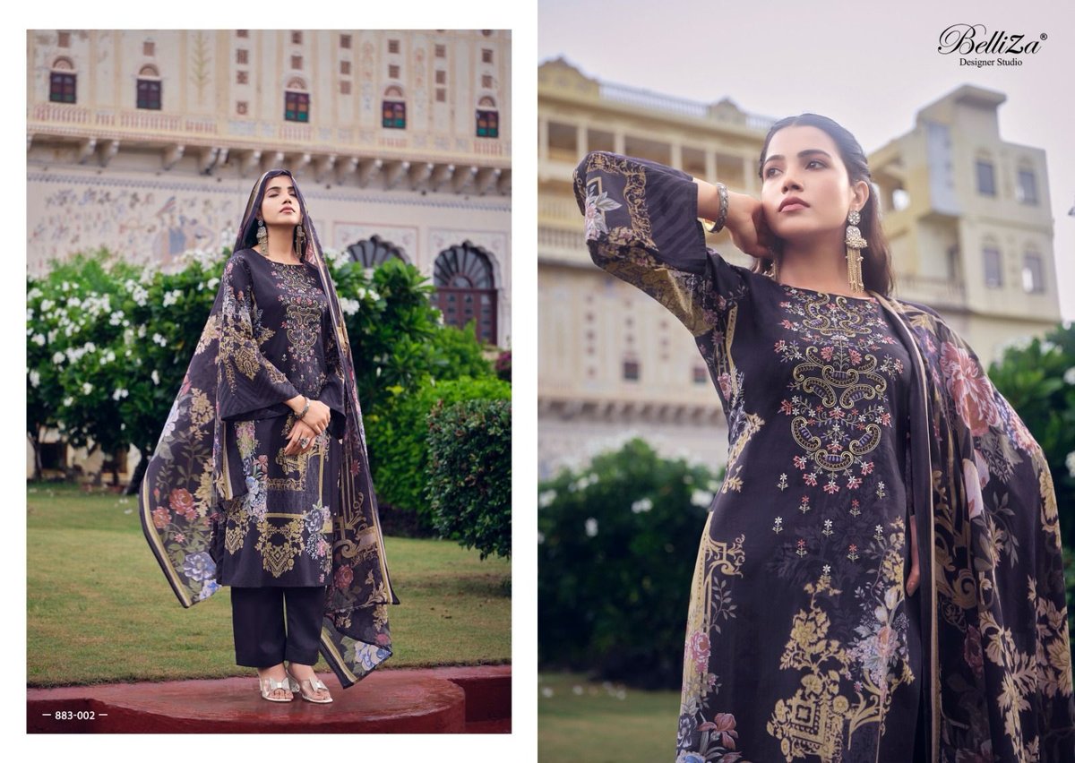 BELLIZA DESIGNER NAIRA VOL-37 883-001 TO 883-008 2