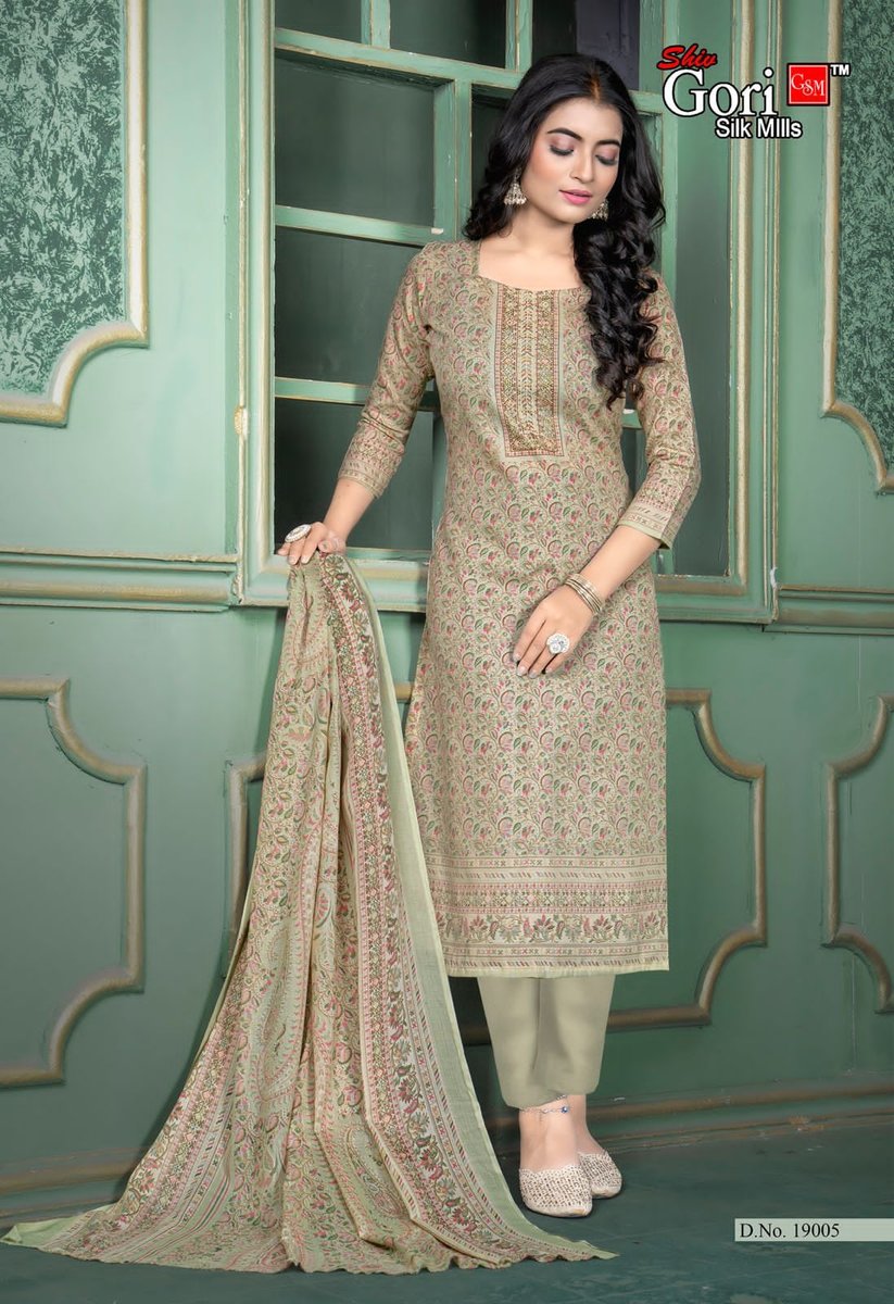 SHIV GORI SILK MILLS PAKIZA VOL-19 19001 TO 19012 5