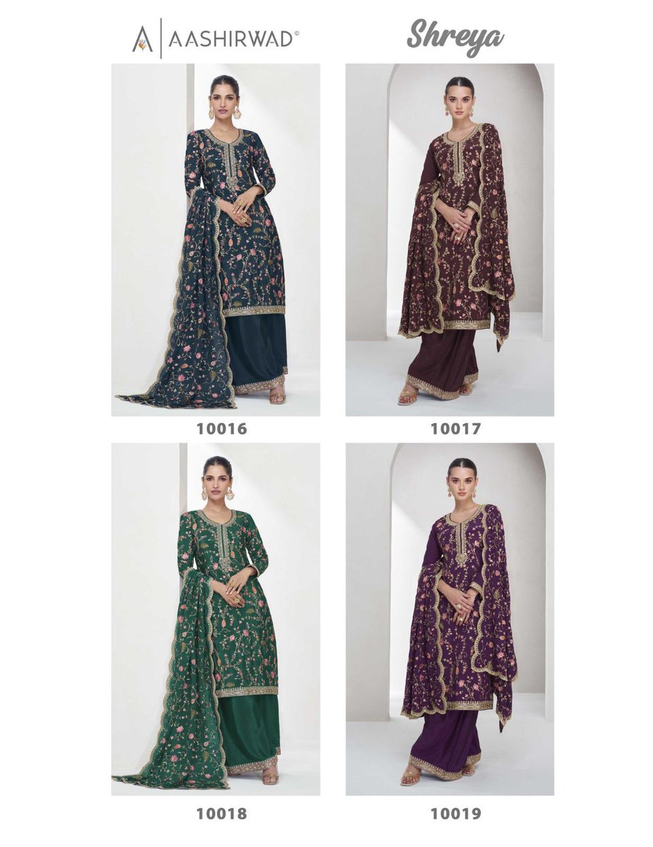 AASHIRWAD CREATION SHREYA 10116-10119 5