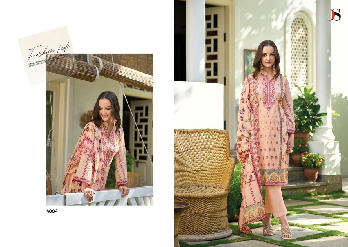 Deepsy Suit Bin Saeed Lawn Collection Vol-4 4001-4008 Series 4