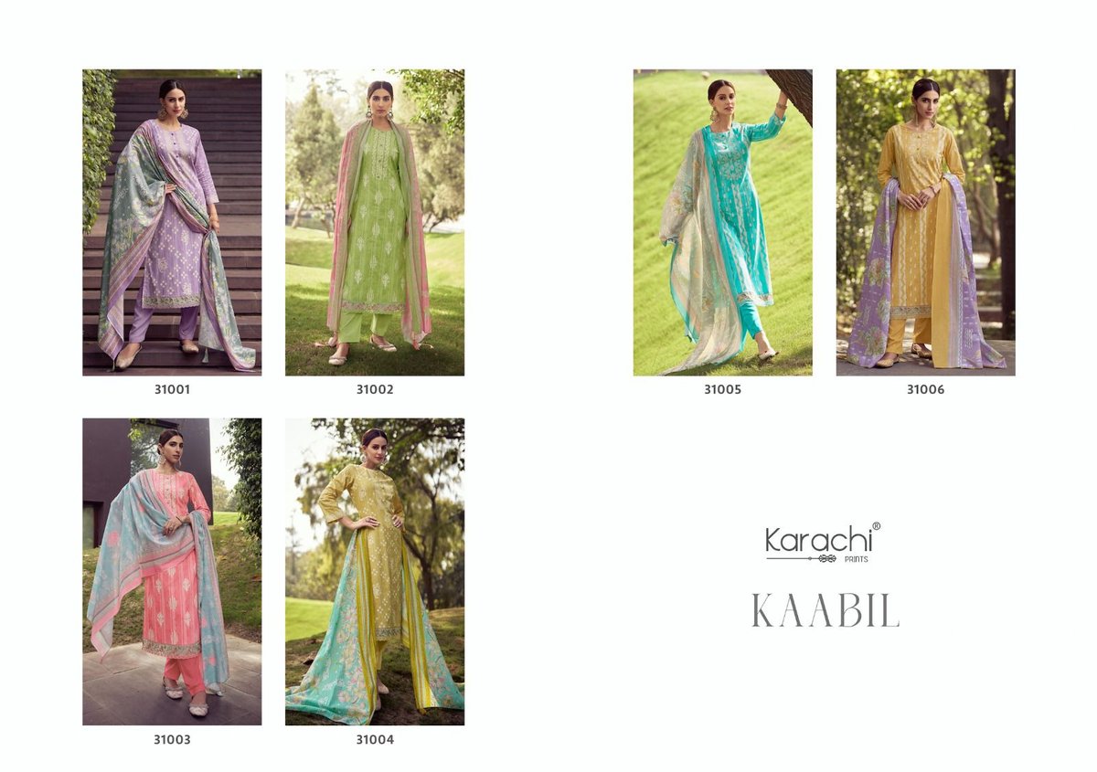 KARACHI PRINTS KAABIL 31001 TO 31006 7
