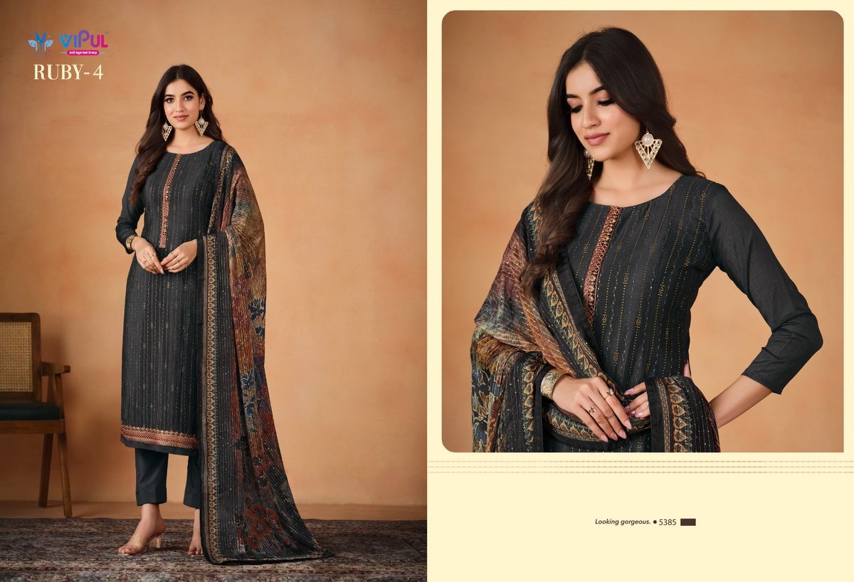 Vipul Fashion Ruby Vol-4 5381-5386 Series 5