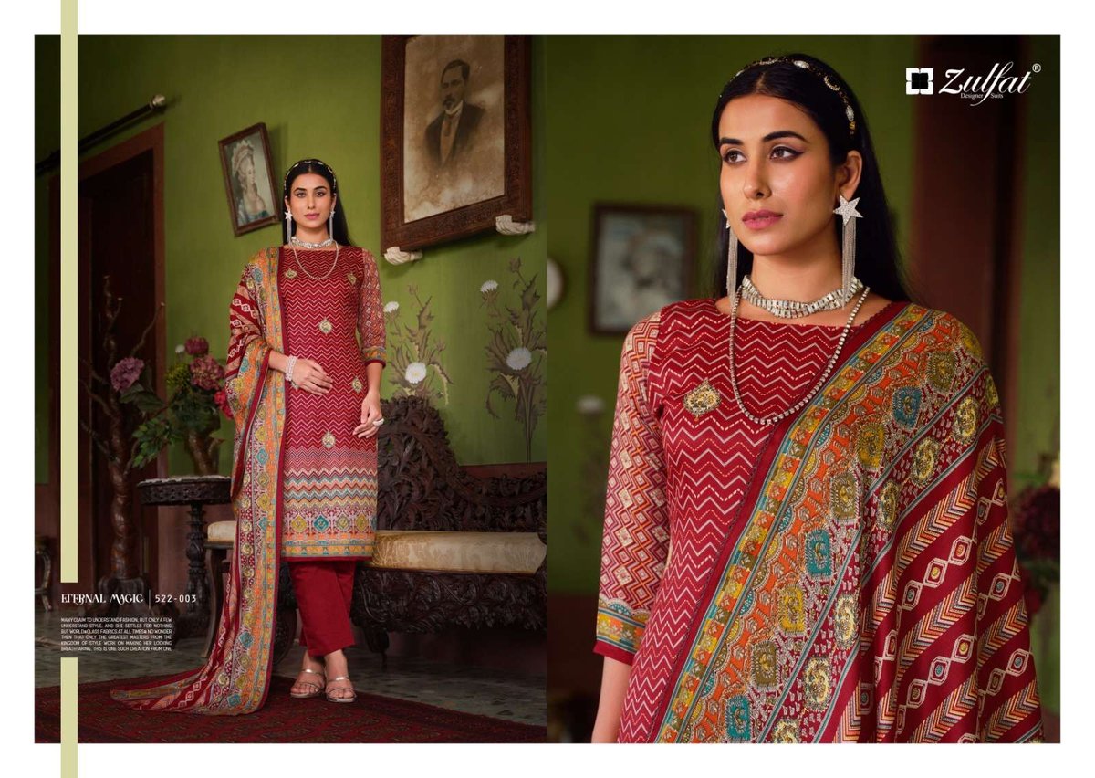 Zulfat Designer Raabia 522-001 to 522-008 Series 3