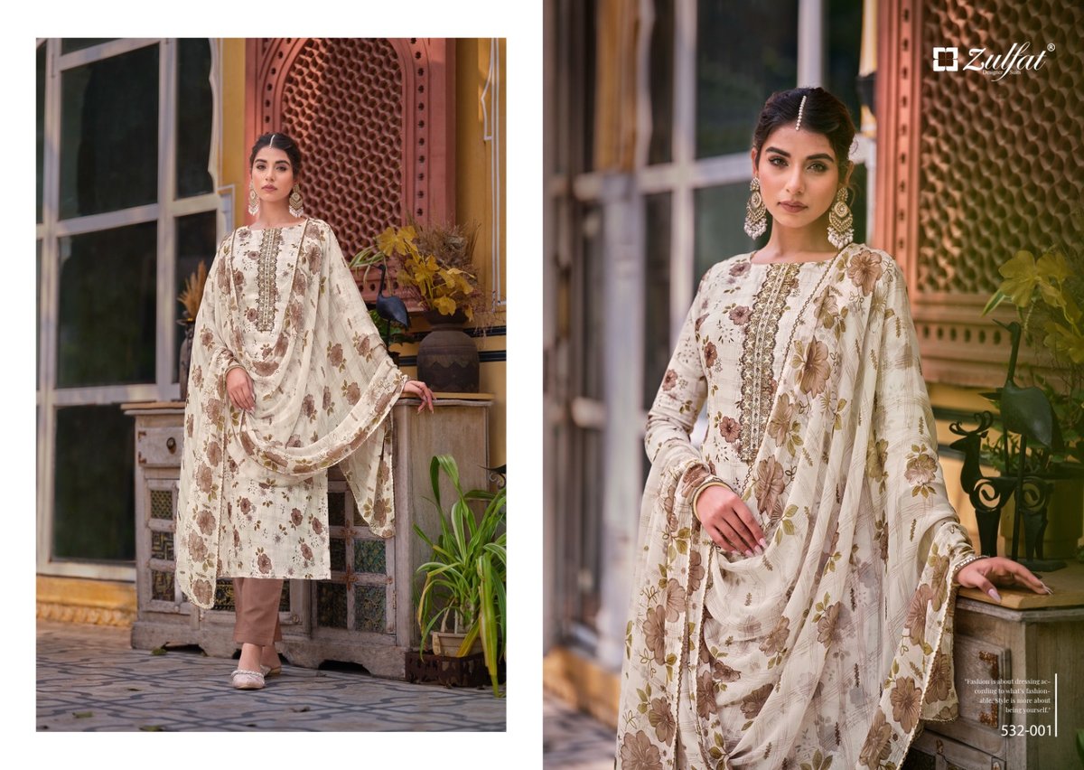 ZULFAT DESIGNER QAINAAT 532-001 TO 532-008 1